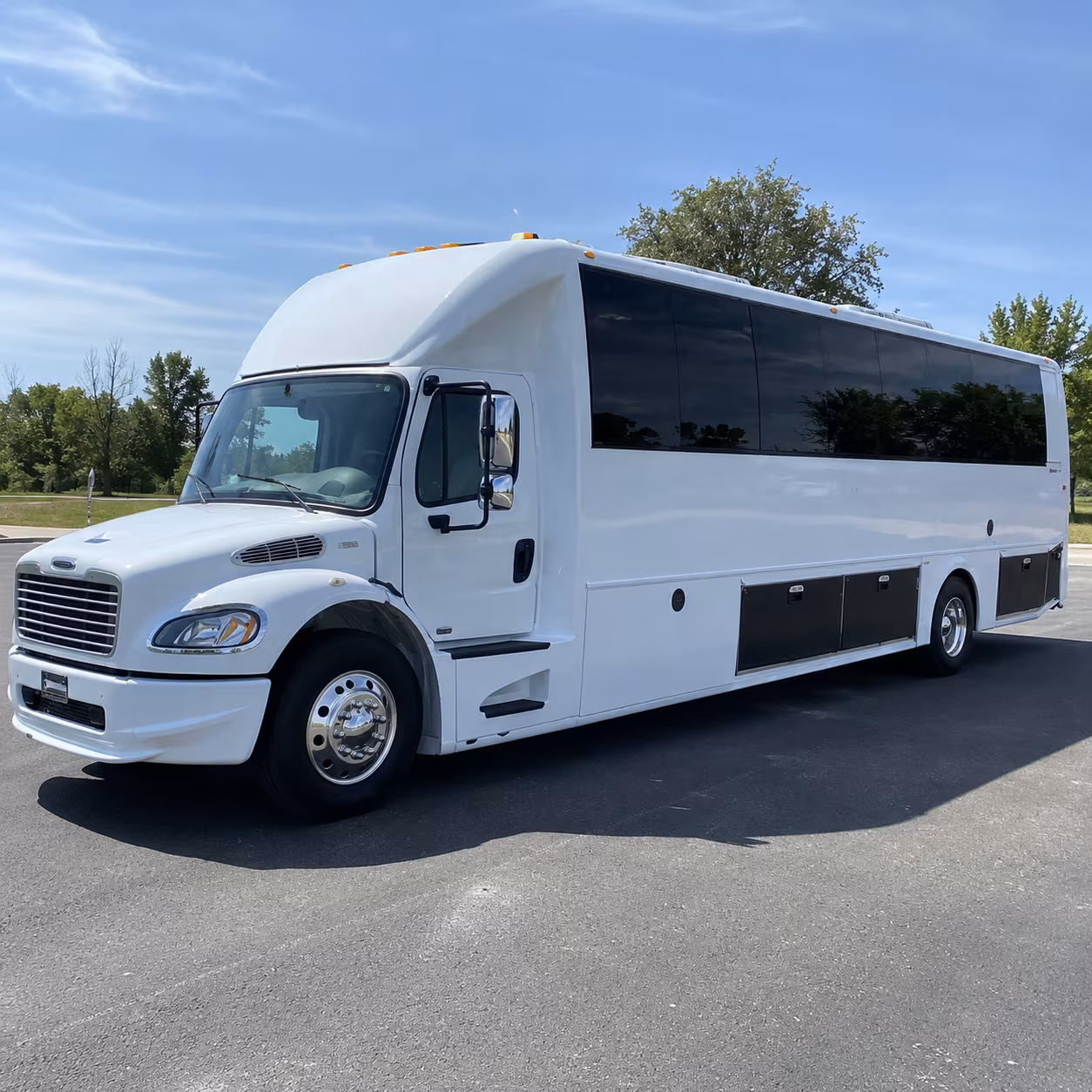 flint 40 passenger party bus