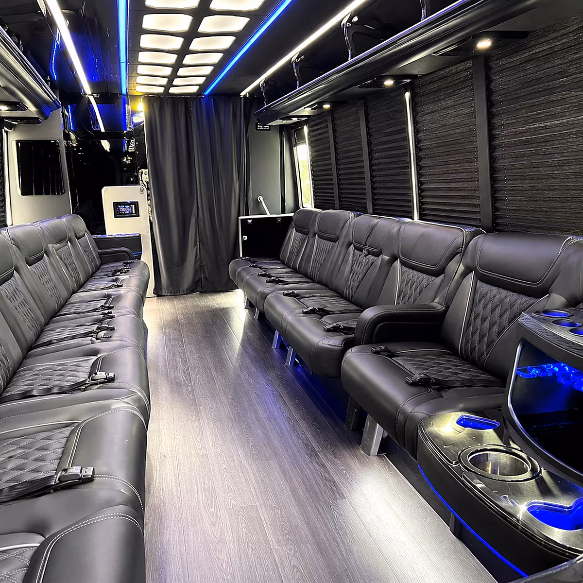 flint party bus inside