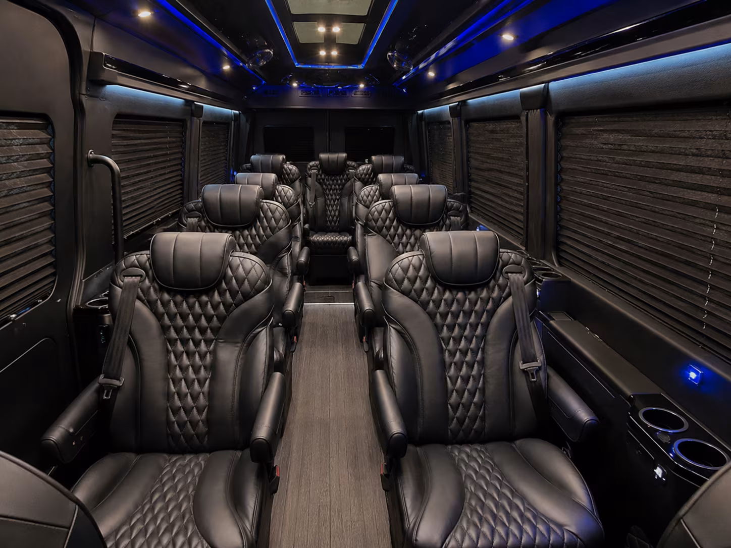 flint sprinter van with driver inside