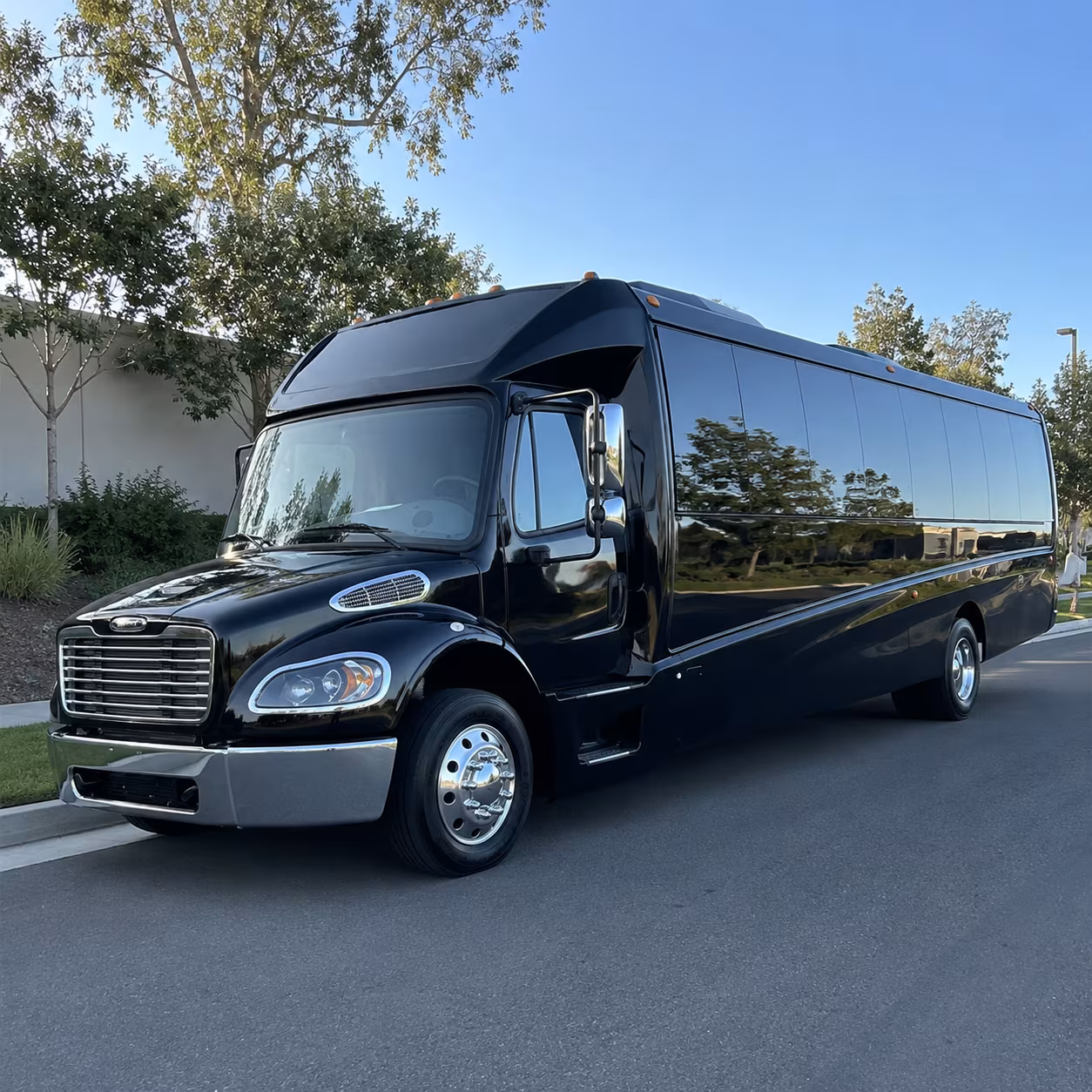 minibuses and charter buses for away game road trips