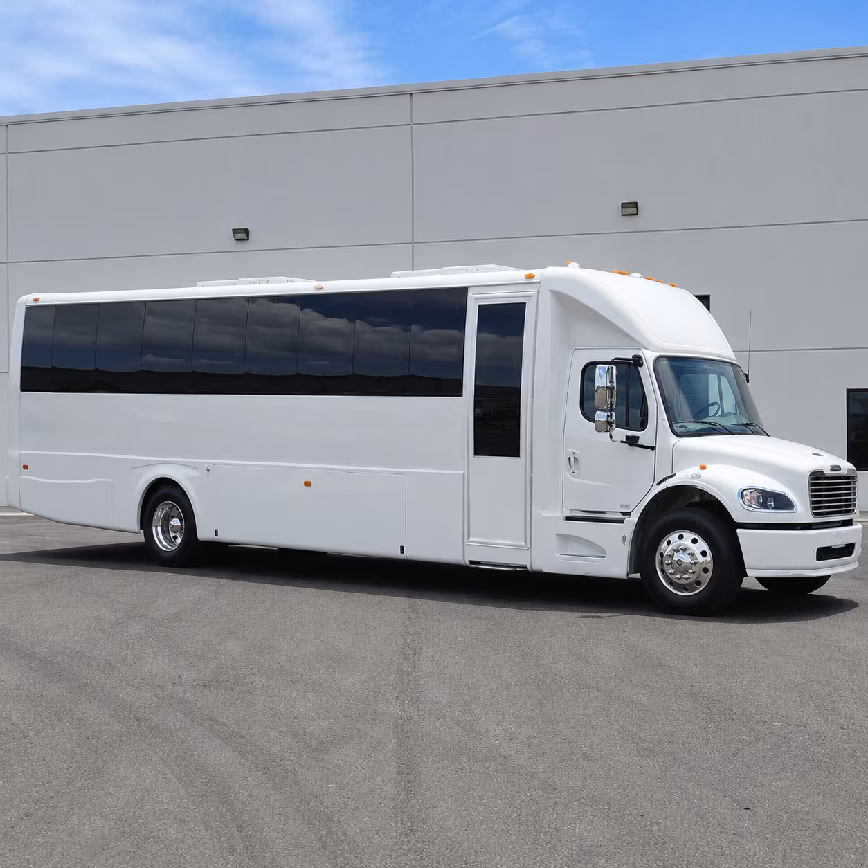 party bus rentals for flint area proms at dort financial center